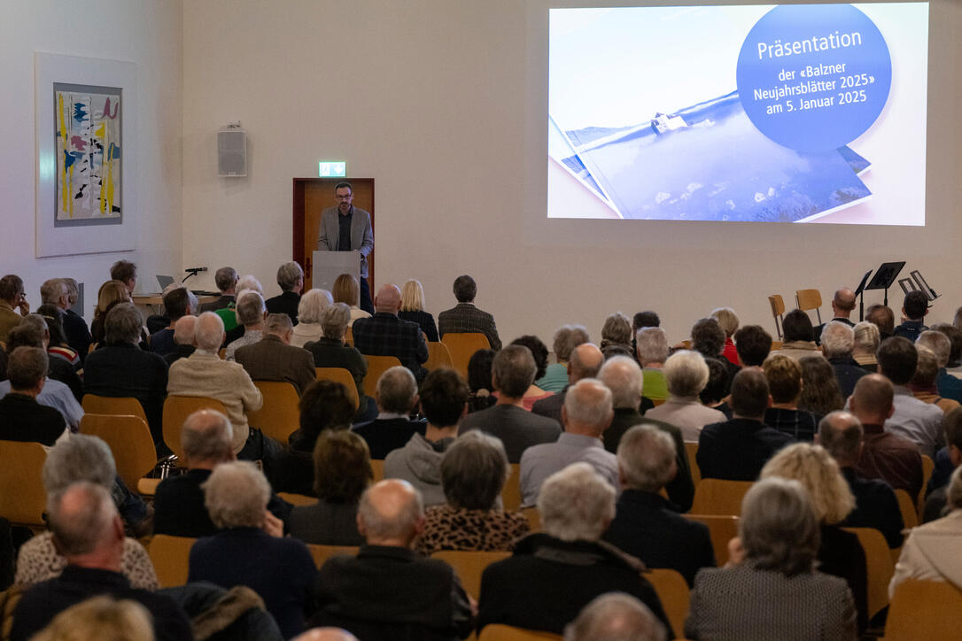 250105 Präsentation der «Balzner Neujahrsblätter 2025», in Balzers