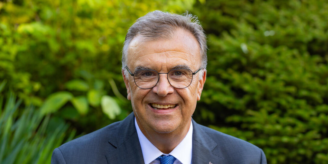 Liechtenstein Mauren FBP Parteipraesident Alexander Batliner