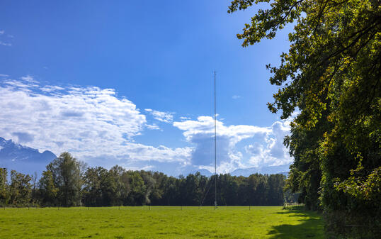 Windmessstation in Schaan