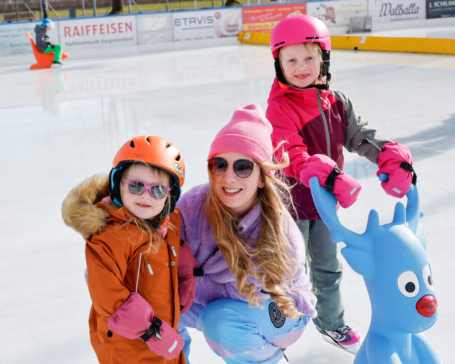 Iisfäscht in Sargans, St. Gallen, Schweiz.