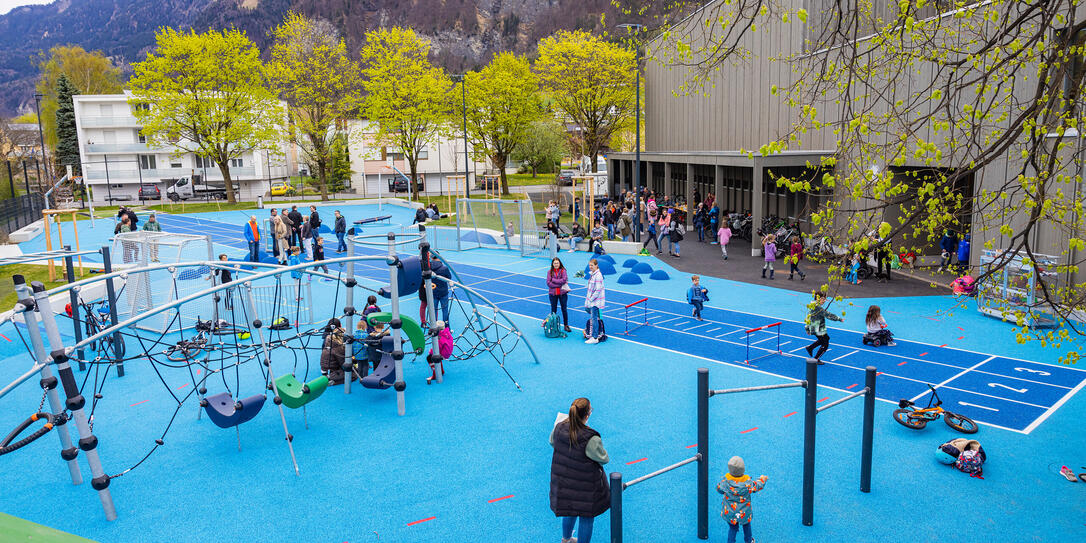 Blauer Platz in Balzers