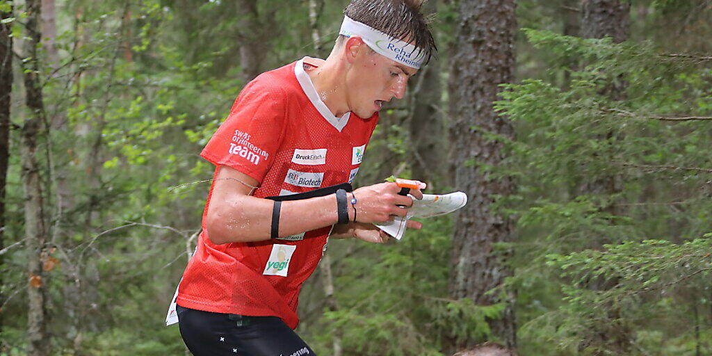 Für einmal ohne OL-Karte und auf dem Laufbahn unterwegs: Matthias Kaburz