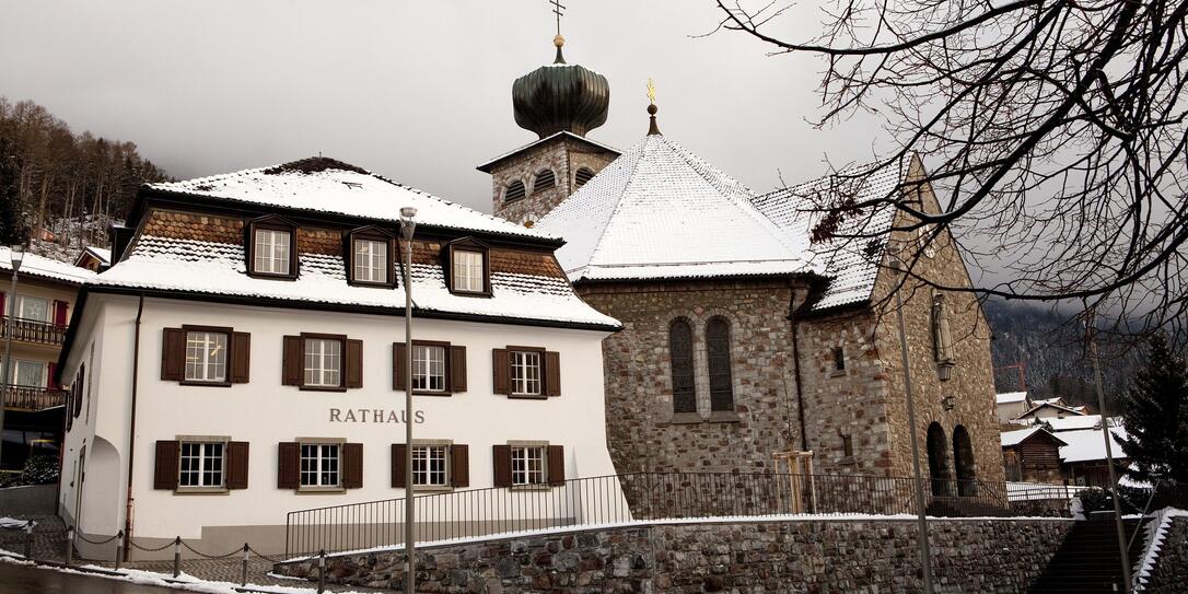 Schnee in Triesenberg