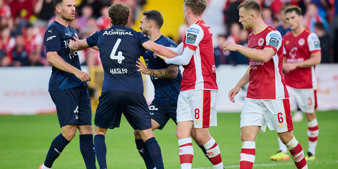 So knallhart körperbetont wie gegen St.Patrick’s Athletic wird die morgige Partie gegen den FC Thun bestimmt nicht.