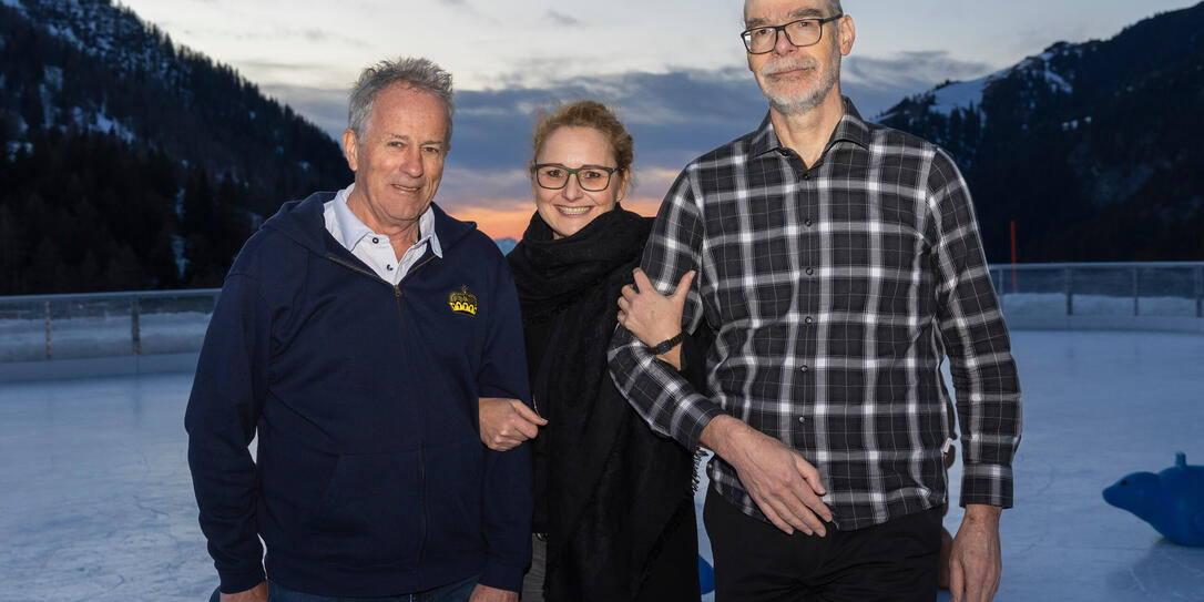 Der LEIV-Vorstand mit Karl Otto Gämperli, Silke Bernard und Thomas Näf (v.l.).