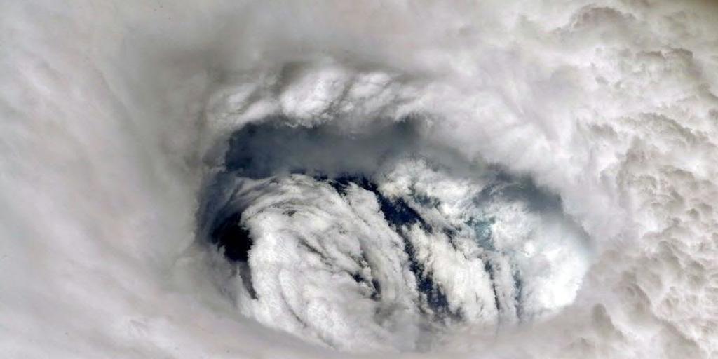 Der Hurrikan "Dorian" vom Weltraum aus: Die Nasa veröffentlichte dieses Bild, geschossen von Astronaut Nick Hague, der sich derzeit in der Raumstation ISS befindet.