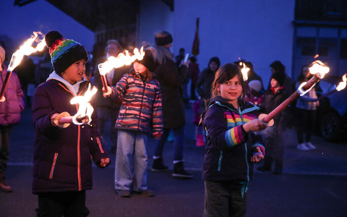 Fackel- und Lampionzug in Gamprin (08.03.2025)