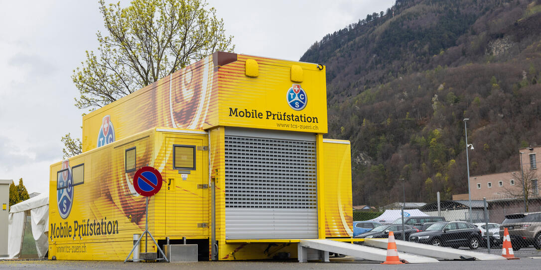 TCS Mobile Prüfstation in Vaduz