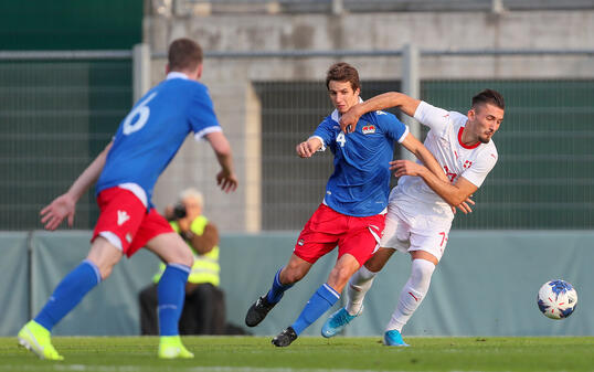 Fussball Liechtenstein U21 Liechtenstein - Schweiz