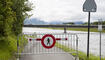 Hochwasser Rhein in Vaduz