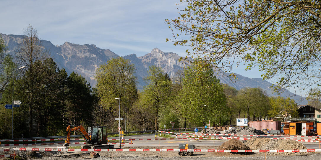 Baustelle Ruggeller Strasse, Gamprin