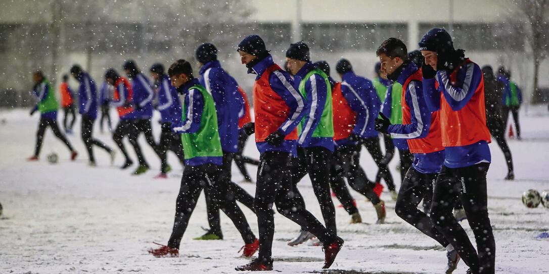 Liechtenstein Ruggell Fussball LFV Nati Training Joerg Stiel