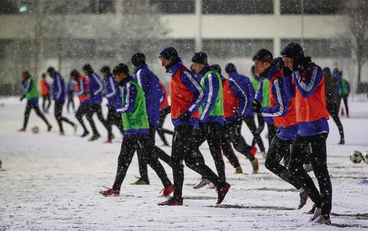 Liechtenstein Ruggell Fussball LFV Nati Training Joerg Stiel