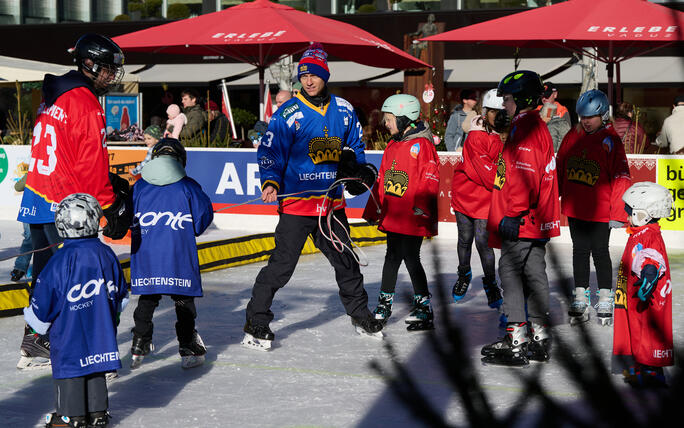 Eishockey-Schnupperkurs in Vaduz