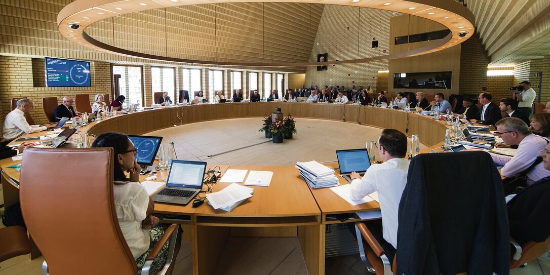 Liechtensteiner Landtag in Vaduz