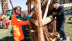 Kinder bauen Funken in Schaanwald