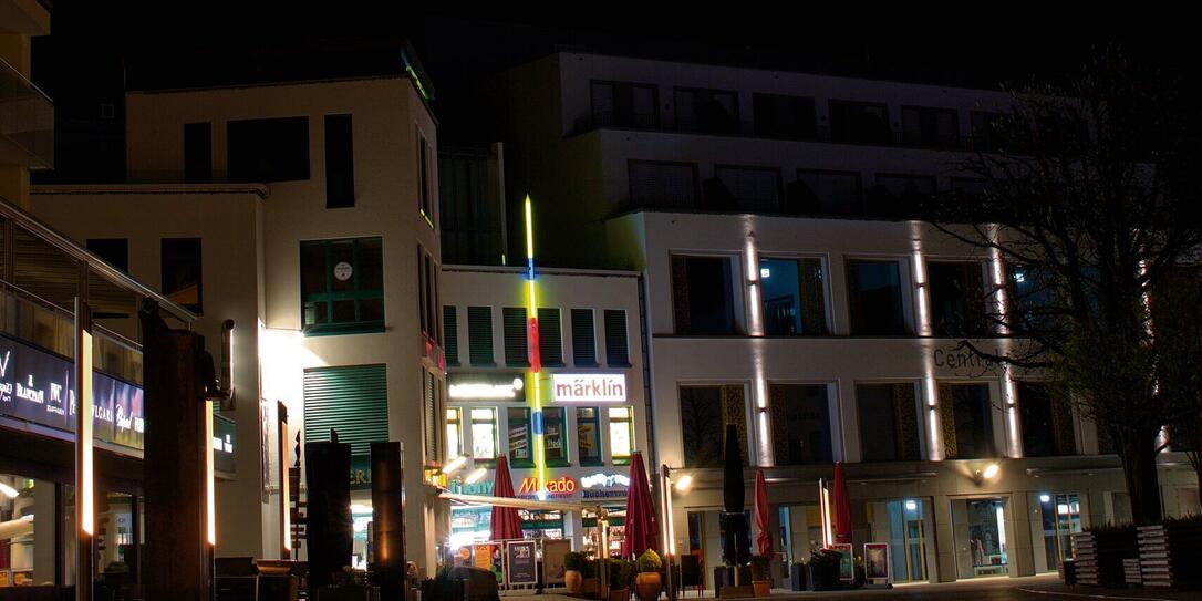 Vaduz in Liechtenstein at night