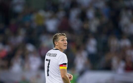 Bastian Schweinsteiger trat ein letztes Mal für Deutschland auf