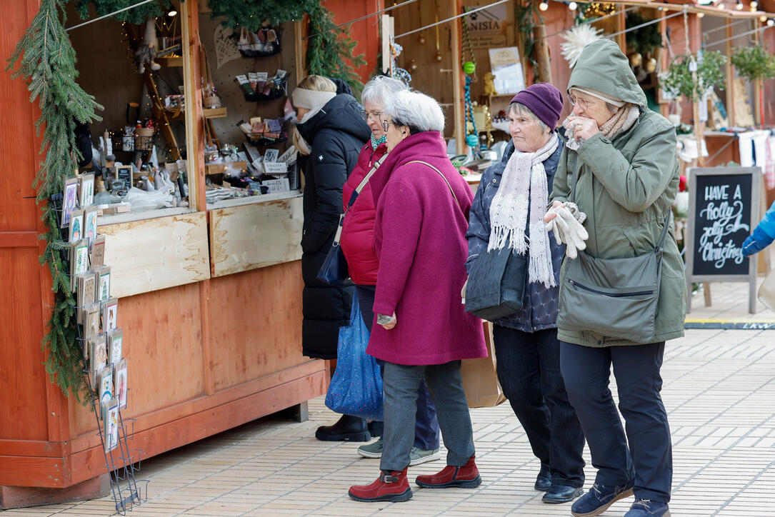 Weihnachtsmarkt, Vaduz, Liechtenstein.