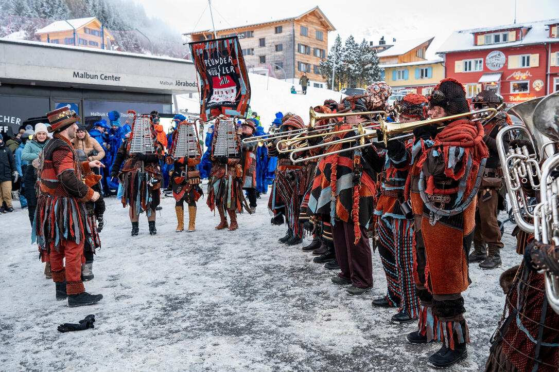 Malbun Mönsterlekonzert beim Schluchertreff, in Malbun (11.01.2025)