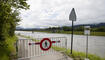 Hochwasser Rhein in Vaduz