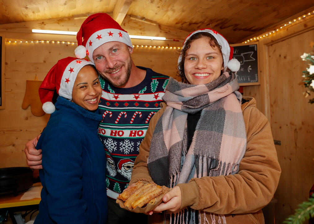 Weihnachtsmarkt, Vaduz, Liechtenstein.