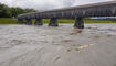 Hochwasser Rhein in Vaduz