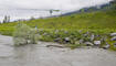 Hochwasser Rhein in Vaduz